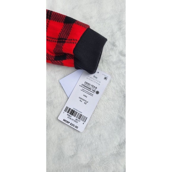 Nwt Carter's Flannel Footie | 9m - Picture 3 of 5